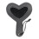 Heart Shaped Leather Paddle - Red 1
