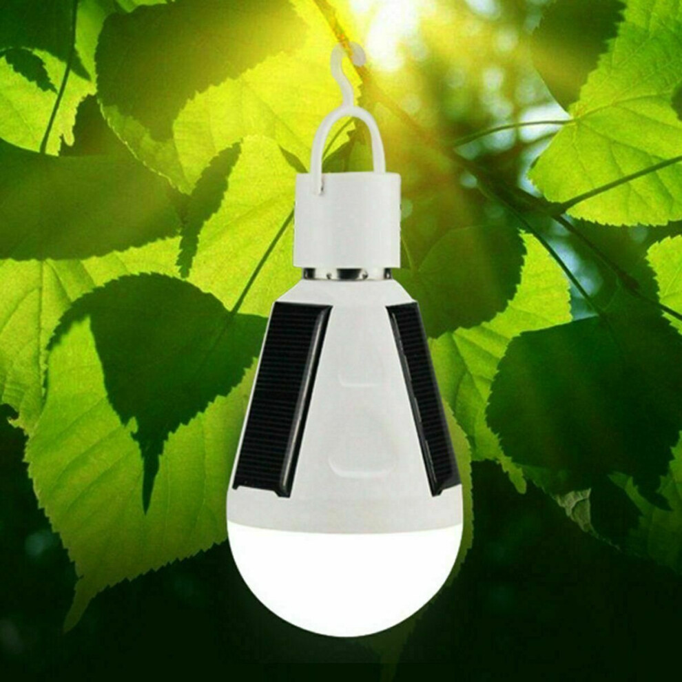 Ranpo E27 Solar Powered Led Bulb Outdoor Hanging Emergency Bulbs Light