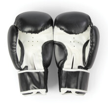 Fitness Mad Synthetic Leather Sparring Gloves Black Boxing