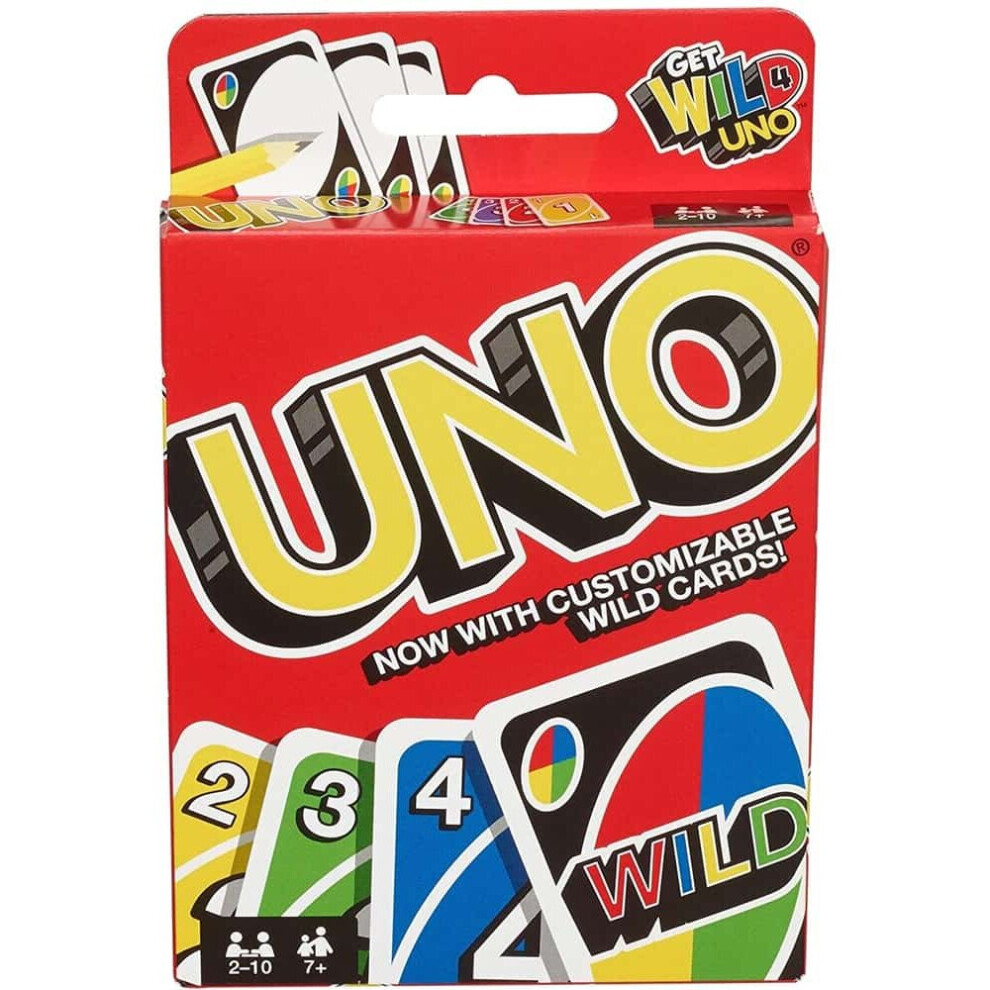 Mattel Games Uno Classic Card Game For 7 Years Plus - Multicolor