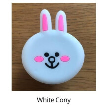 (White Cony) mobile phone holder Socket Finger grip Stand UK