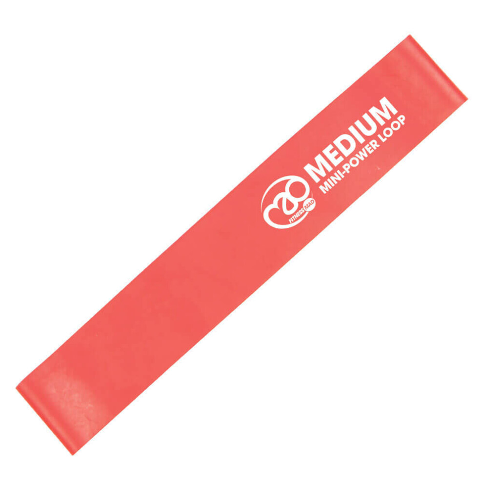 Fitness Mad Mini Power Loop Medium For Mid-Level Resistance Training and Stretching