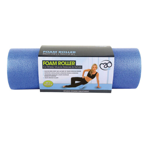 Fitness Mad Fitness Mad 45cm Foam Roller Blue Portable Lightweight Exercise Muscles 1