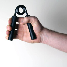 Fitness Mad 110kg Pro Power Hand Grips Extra Strong Black Strong Aluminium Finger Dumbells Heavy Grip