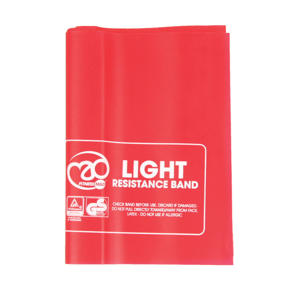 Fitness Mad Red Light Resistance Band Only 1.5M X 15Cm