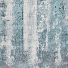 Brooklyn 8595 Hallway Runners in Grey Blue Thick Soft Mats 60x230cm