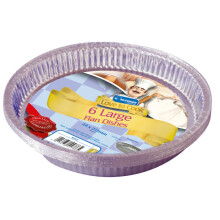 Kingfisher 6 Pack Of Large Foil Flan Dishes 2.4 x 21.5cm