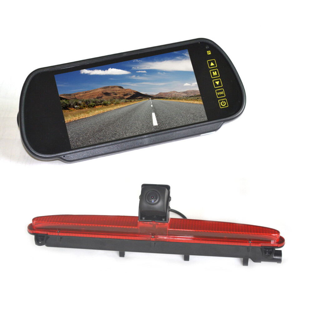 Parking Backup Camera & 7 Inch Clip-On Rear View Mirror Monitor For Iveco Daily (2014 - Current) Light 723508731510