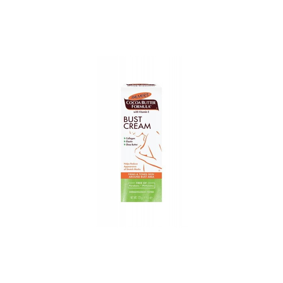 Palmer's Cream Bust 125G - Gel-Texture Firming With Cocoa Butter, Shea & Vitamin E For Post-Pregnancy Firmness, Hypoallergenic & Paraben-Free