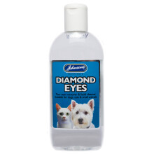 Johnson's Vet Diamond Eye Tear Stain Remover for Cats & Dogs, 125ml - Gentle Facial Cleanser
