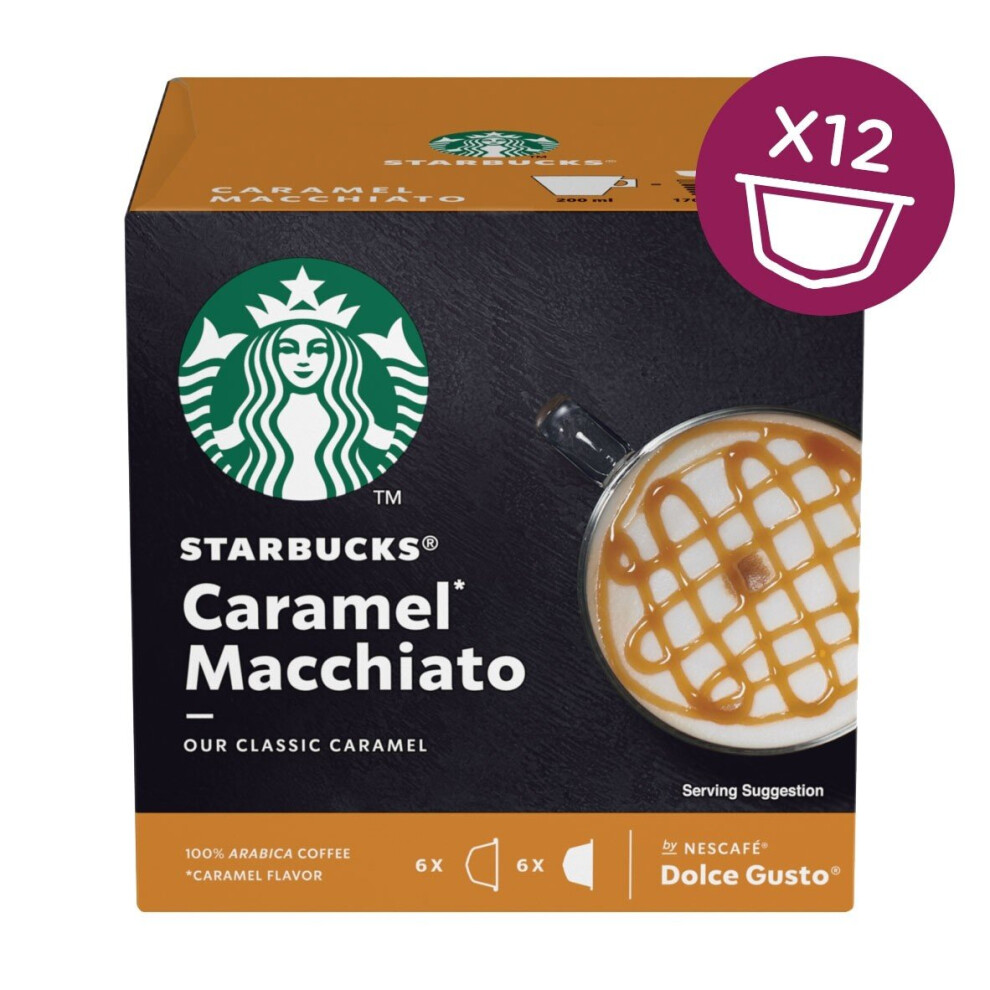 Nescafe Dolce Gusto Starbucks Caramel Macchiato (Pack Of 1)