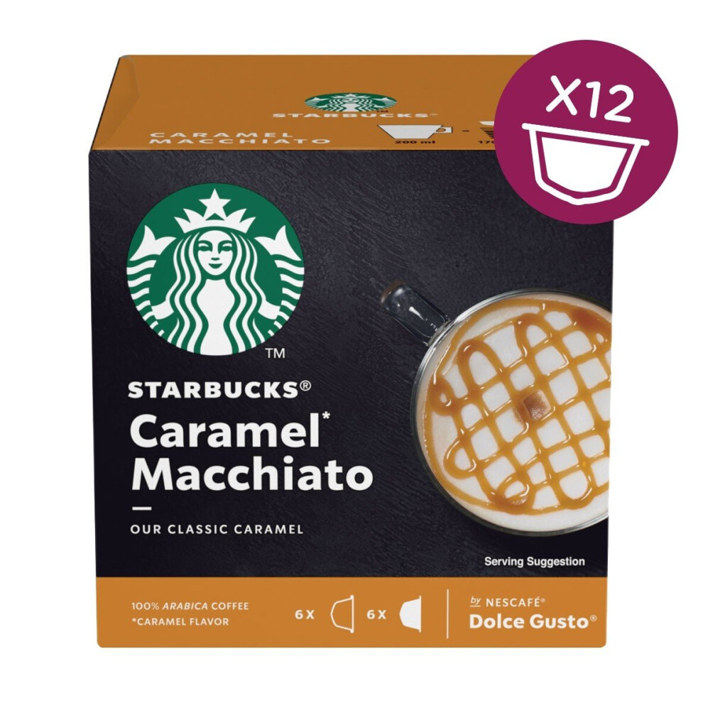 Nescafe Dolce Gusto Starbucks Caramel Macchiato (Pack Of 1)