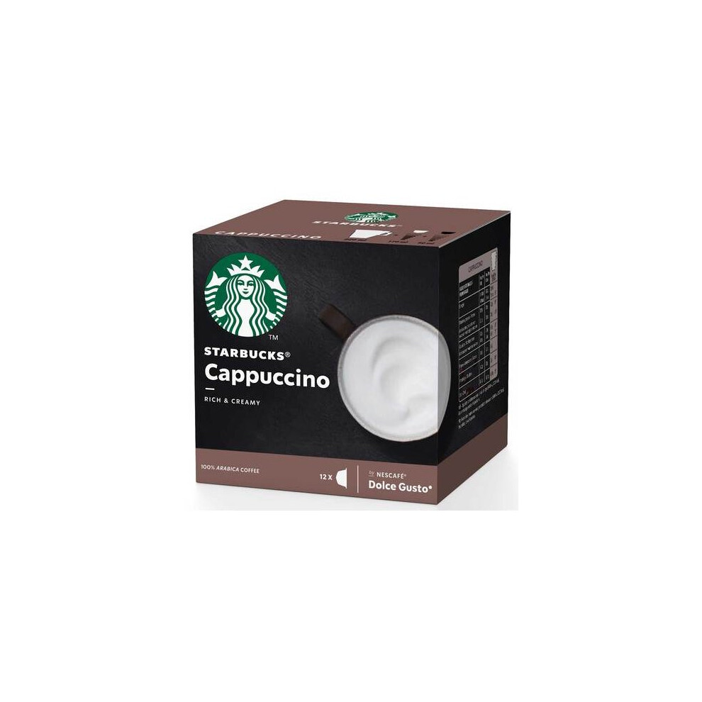 Nescafe Dolce Gusto, Starbucks Cappuccino, Pack Of 1