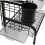 (2 Tier) Stainless Steel Sink Dish Storage Drain Rack 6