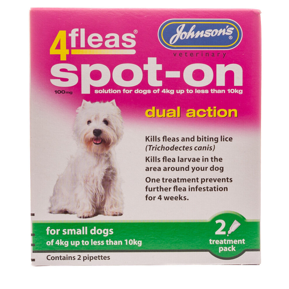 Johnson's 4Fleas Spot-On Dual Action For Small Dogs