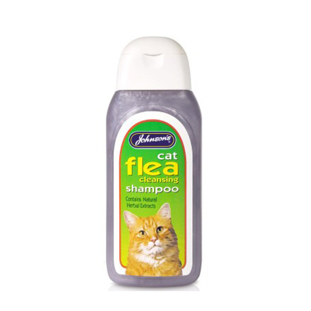 Johnson's Cat Flea Cleansing Shampoo 125ml