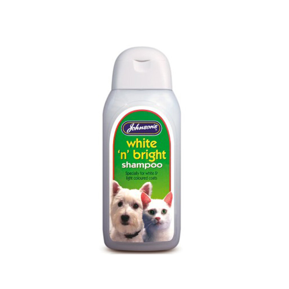 Johnson's Vet White 'n' Bright Shampoo, 200 ml