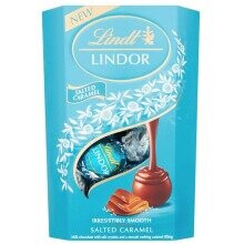 Lindt Lindor, Salted Caramel 200g, NEW