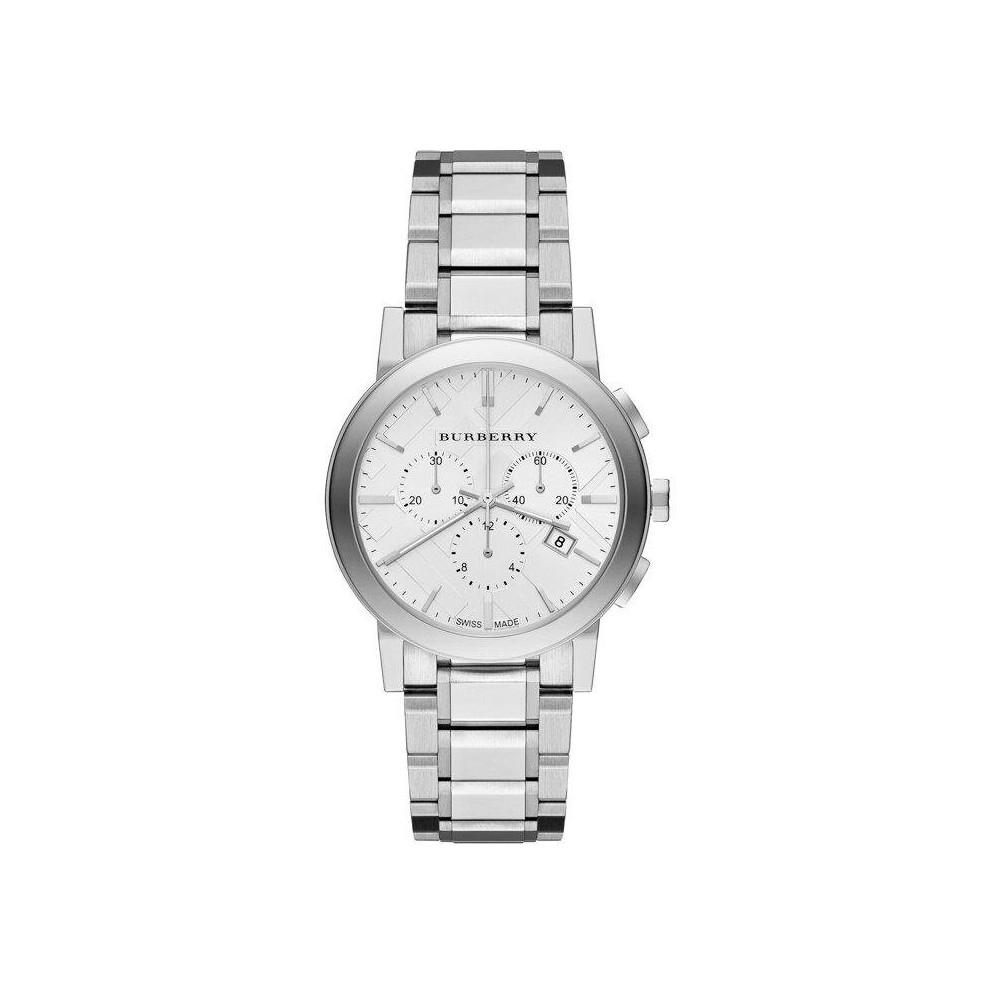 Burberry Bu9750 City Chronograph Silver Dial Ladies Watch Multicoloured