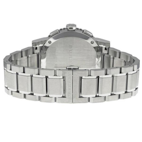 Burberry Burberry BU9380 sort urskive chronograf i rustfrit stål til mænd 2
