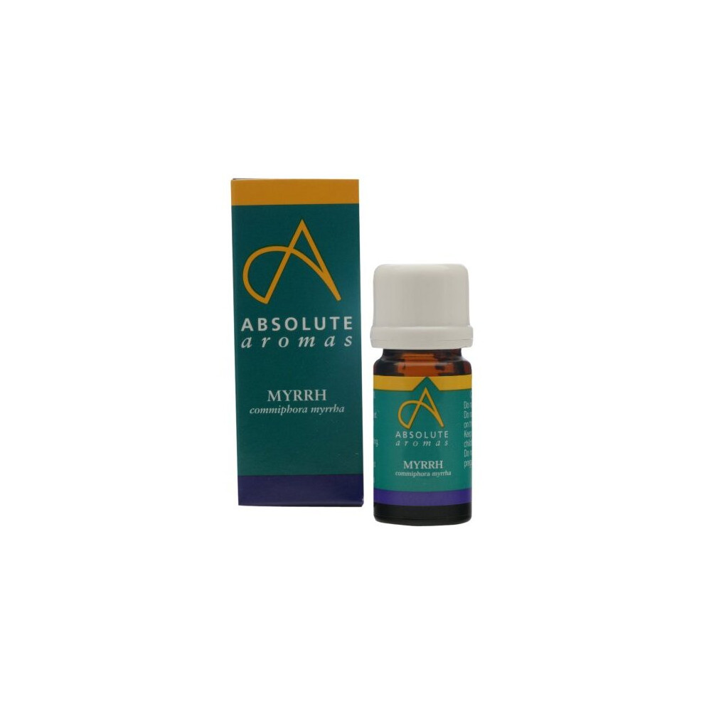 Absolute Aromas Myrrh Essential Oil - 100% Pure, Natural, Undiluted and Cruelty-Free - for use in Diffusers and Aromatherapy Blends (5ml)