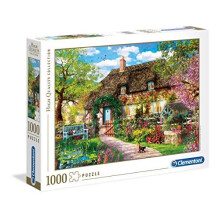 1000 Teile Puzzle - CLEMENTONI - Altes Cottage - Landschaft und Natur - Erwachsene - Einzige Farbe