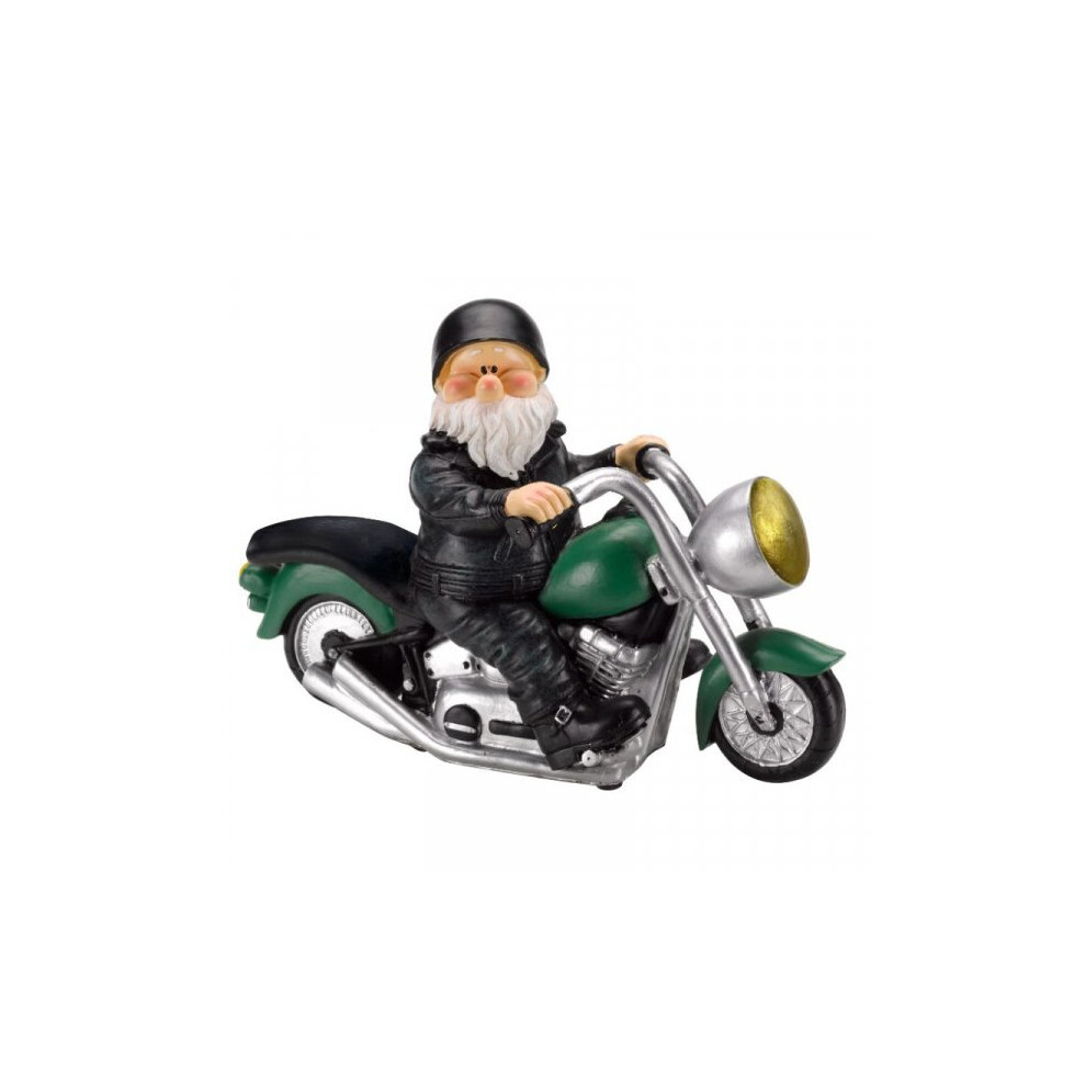 Garden Ornament Wilf Gnome on Motorbike Born To Be Wild