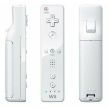(White) Official Nintendo Wii Remote Wireless Controller Black Or White - Refurbished