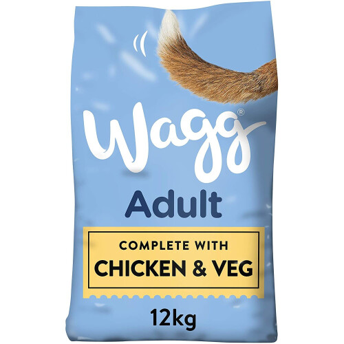 Wagg complete puppy food with chicken and clearance veg