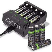 Venom Power Recharge - Charging Station plus 4 x AA 2100mAh & 4 x AAA 800mAh Rechargeable Batteries