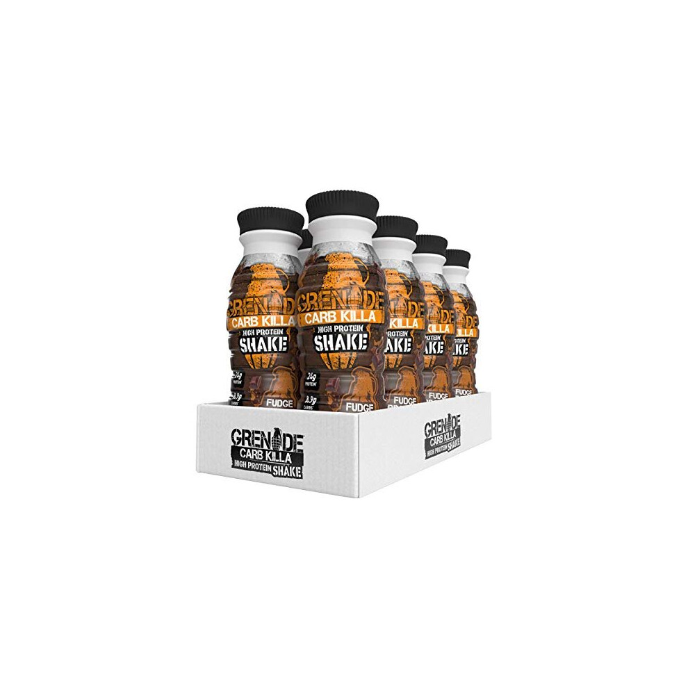 Carb Killa High Protein Shake Fudge Brownie, 8 X 330 Ml Grenade