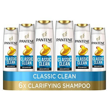 Pantene Pro-V Classic Clean Clarifying Shampoo, 6 x 500 ml