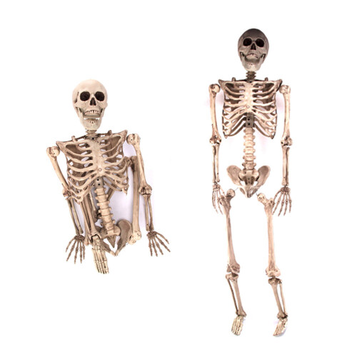 Giant Life Size Poseable Human Halloween Skeleton Party Decoration 2
