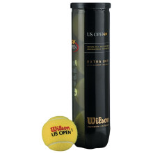 Wilson US Open Tennis Balls Training Tennis Match Quality Balls Tube Of 4 (UK2020)