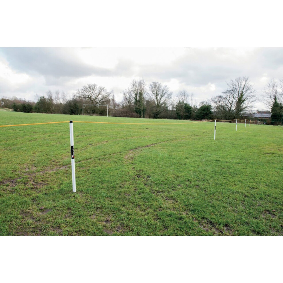 Precision Training Precision Football Ground Maintaining Accessory Soccer Pitch Crowd Barrier Kit (Uk2020)