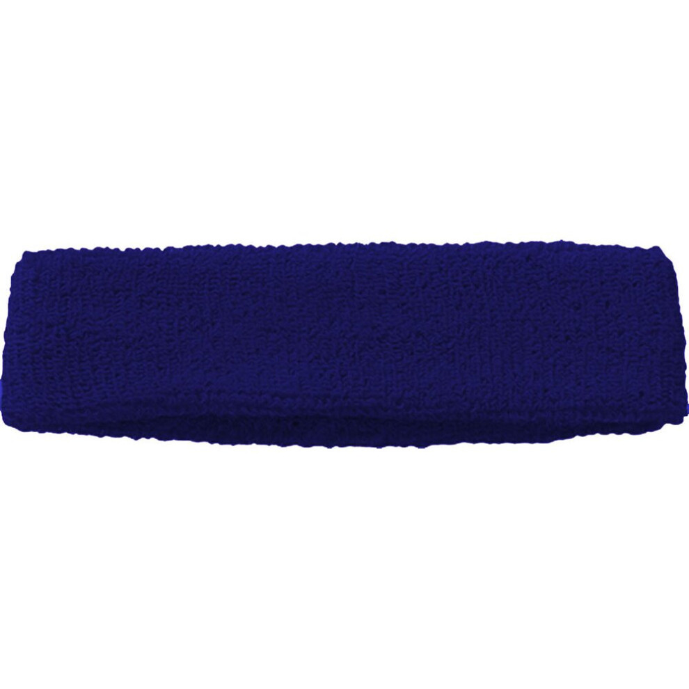 (Navy) Precision Training Multi-Sport Headstrap Sweat Absorbing Multi-Colours Headbands (UK2020)