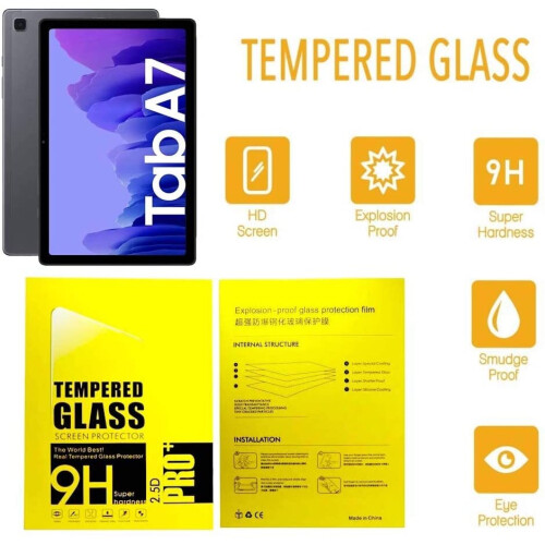 Tempered Glass Tablet Screen Protector For Samsung Galaxy Tab A7 10.4 inch 1