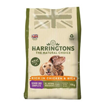Harringtons Complete Senior Dry Dog Food Rich in Chicken & Rice 15kg