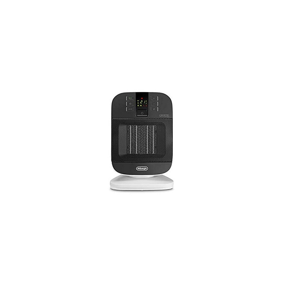 De'Longhi Bend Line, Ceramic Fan Heater 2kw, Room Thermastat, 24hr Timer, Digital Control Panel, Anti Frost Frunction, Oscillating base, Auto-Off, Fo