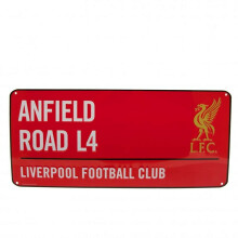 (One Size, Red/White) Liverpool FC Street Sign