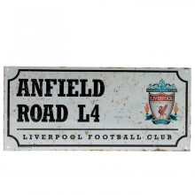 (One Size, White/Black) Liverpool FC Street Sign
