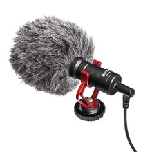 Boya BY-MM1 Compact On Camera Shotgun Video Microphone YouTube Vlogging Facebook Livestream Recording Mic for iPhone Huawei Smartphone DJI Osmo Mobil