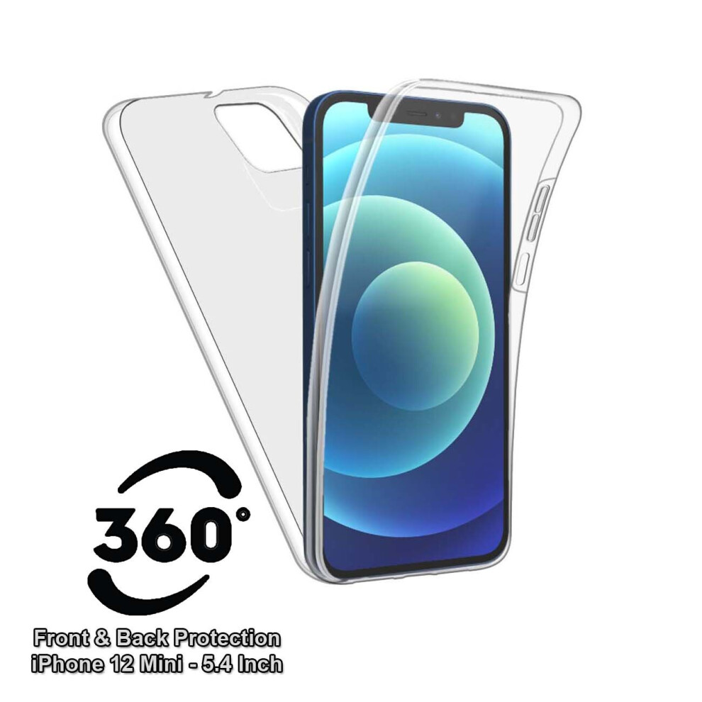 Case For Iphone 12 Mini 5.4 Inch Full 360 Protection Front Back Cover Clear 304063156125