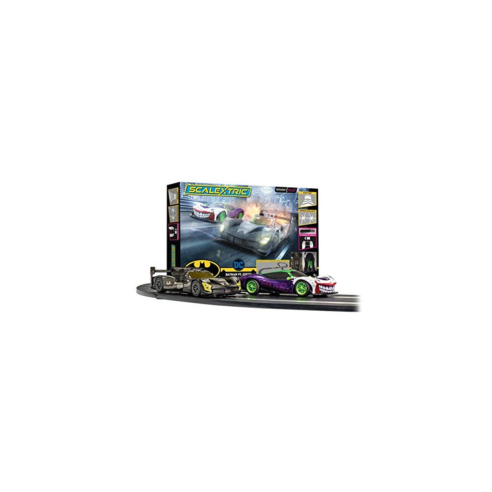 Scalextric Spark Plug - Batman Vs Joker Slot Car Racing Set