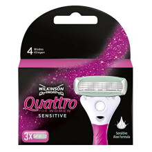 Wilkinson Sword Quattro for Women Sensitive 3 Razor Blades