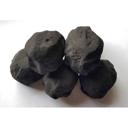 20 Large Cast Coals for Gas Fires/Living Flame Fire Black by Fire Brand Direct