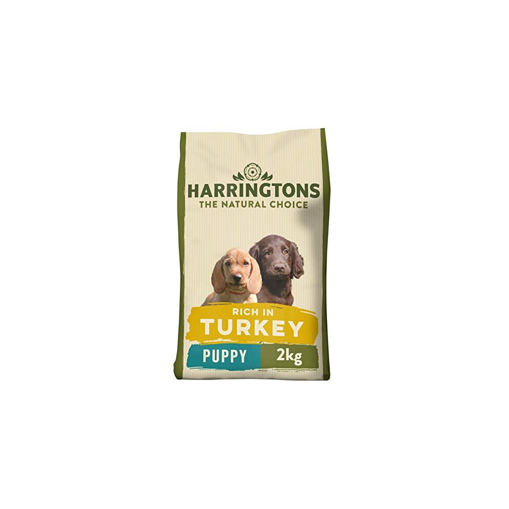 Harringtons Complete Dry Puppy Food Rich In Turkey & Rice 2kg, Pack of 4