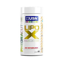 USN PhedraCut Lipo X: Fat Metaboliser Capsules, Thermogenic High Energy Weight Management Tablets