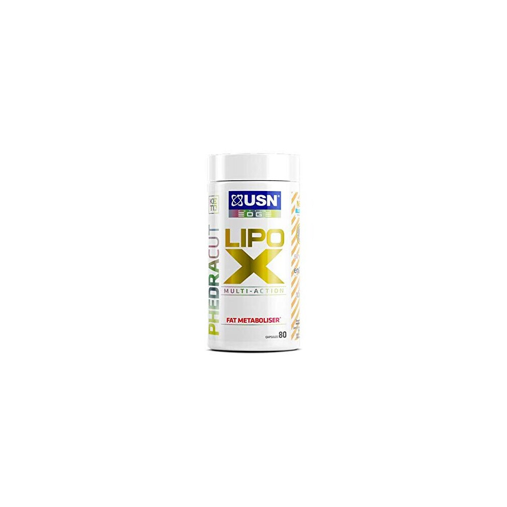 USN PhedraCut Lipo X: Fat Metaboliser Capsules, Thermogenic High Energy Weight Management Tablets