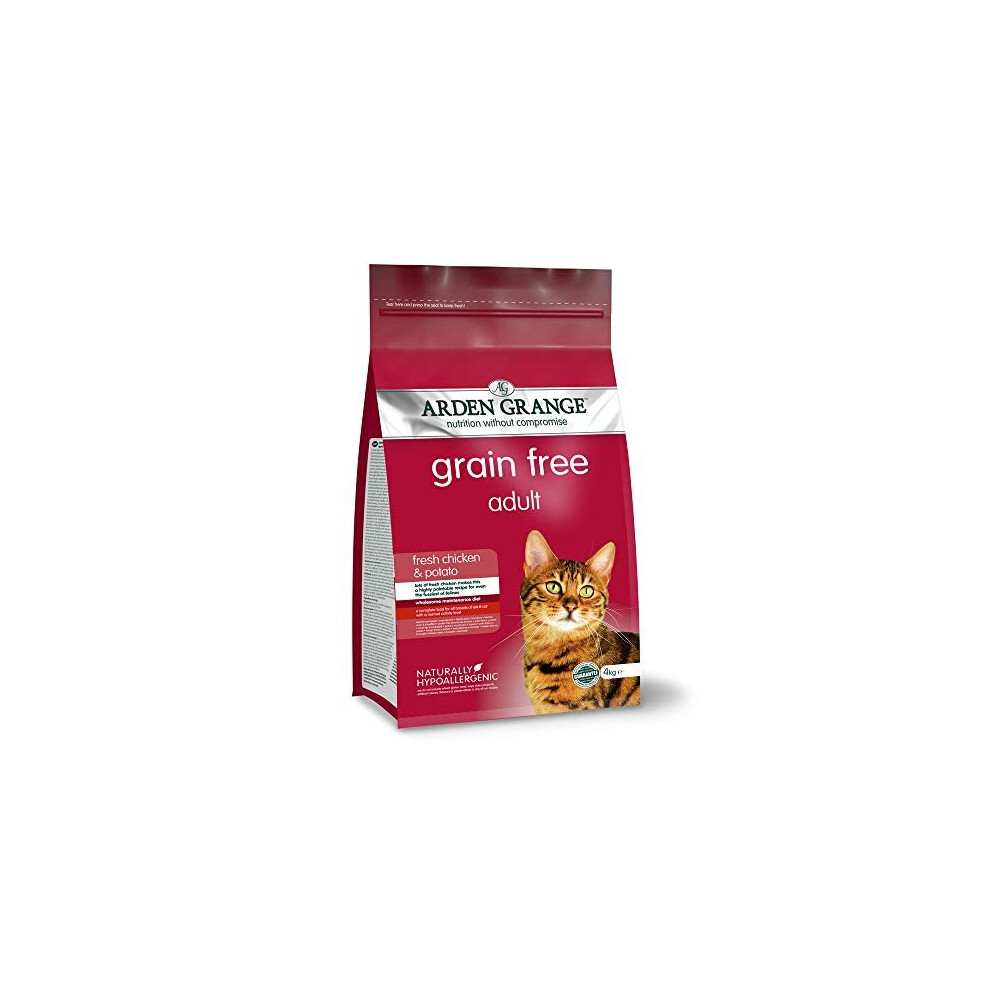 Arden Grange Adult Dry Cat Food, Chicken, 4kg